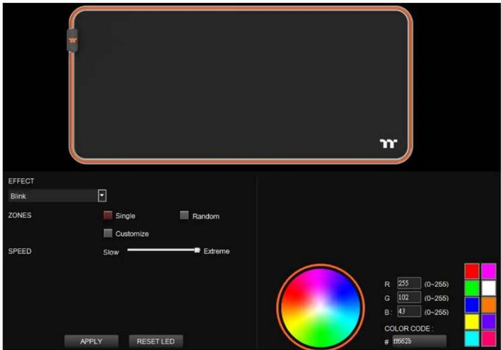 THERMALTAKE Level 20 RGB - Blink Mode Color Area Seng - 1