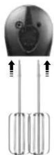Solis Hand & Stick Mixer 7371 - Inserimento delle fruste: - 1