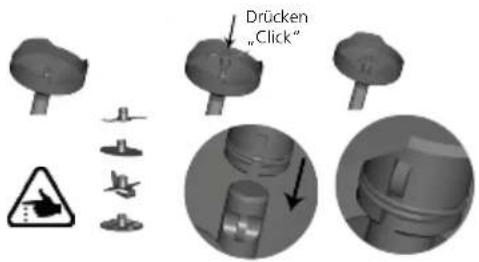 Solis Hand & Stick Mixer 7371 - MONTAGE DES AUFSATZES - 1