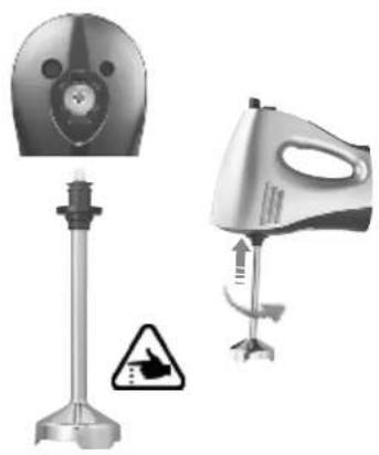 Solis Hand & Stick Mixer 7371 - DE MIXSTAAF OP DE MOTOREENHEID MONTEREN - 1