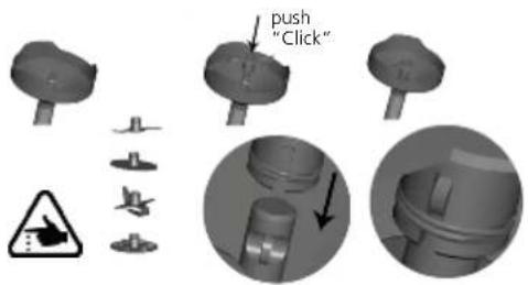 Solis Hand & Stick Mixer 7371 - MOUNTING THE ATTACHMENT - 2