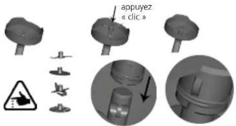 Solis Hand & Stick Mixer 7371 - MONTAGE DE L'EMBOUT - 1