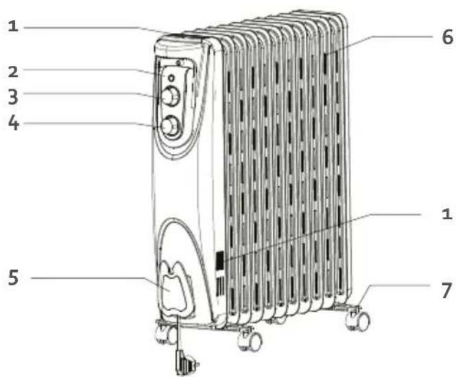 DOMO DO7318R - TEILE - 1