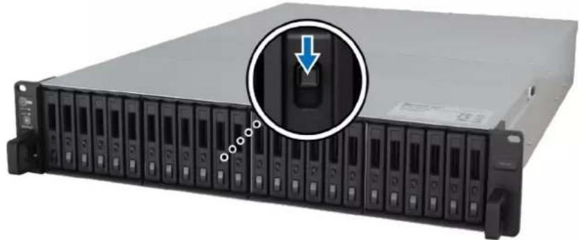 SYNOLOGY FS3400 - Installation des disques - 4