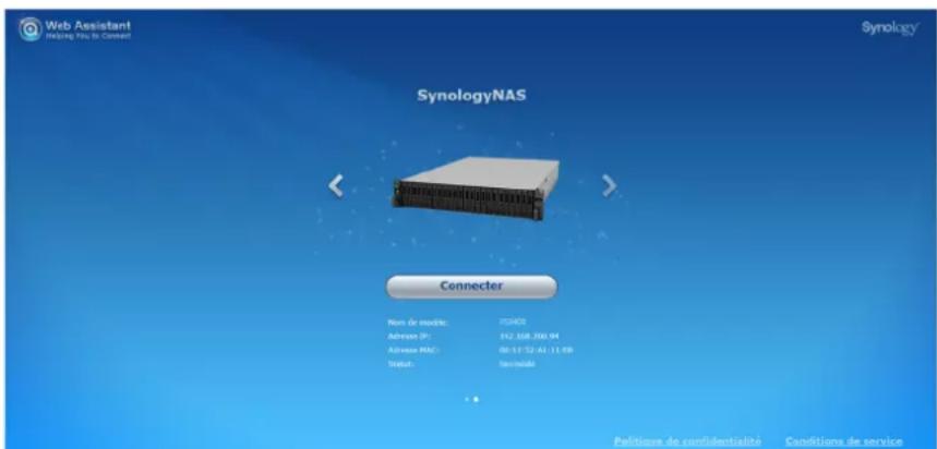 SYNOLOGY FS3400 - Installation de DSM avec Web Assistant - 1