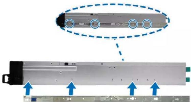 SYNOLOGY FS3400 - Pour installer le kit de rails : - 3