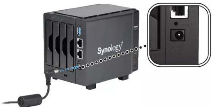 SYNOLOGY DS419slim - Pour démarrer le DiskStation - 2