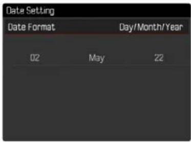 LEICA Q2 - MENUDATE/HEURE - 1