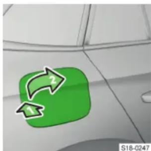 SKODA Scala (2019) - Άνοιγμα καλύμματος ρεζερβουάρ - 1