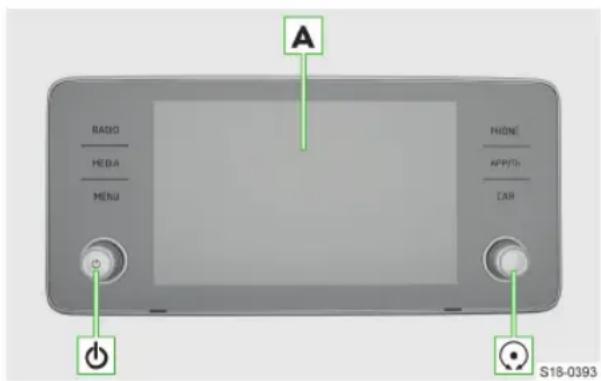 A RADIO HEDA MENU PHONE APP/TO CAR S18-0393