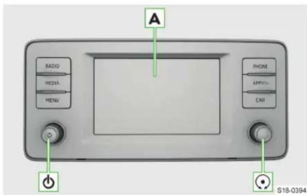 A RADIO MEDIA MENU PHONE AUDIO- CAP S18-0394