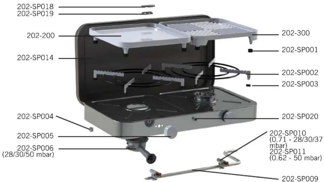 CADAC 2cook Classic - Reservedele - 1