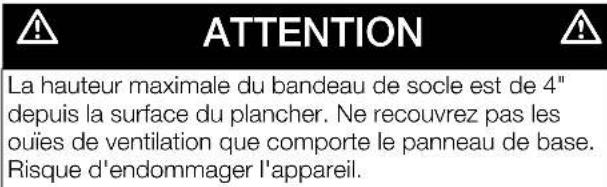 GAGGENAU Vario RB 491 700 - Fixation du bandeau de socle - 1