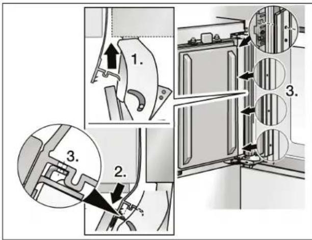 GAGGENAU Vario RB 491 700 - Attaching the finger guard - 3