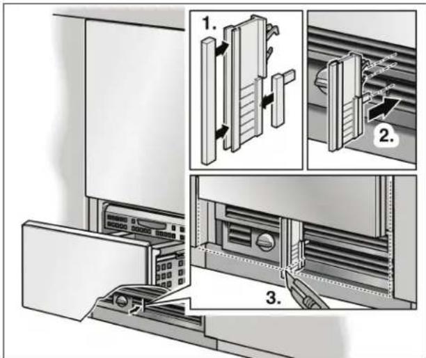 GAGGENAU Vario RB 491 700 - Montaje del separator de aire - 1