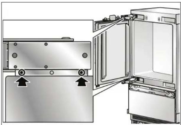 GAGGENAU Vario RB 491 700 - Changing over the door hinges - 8