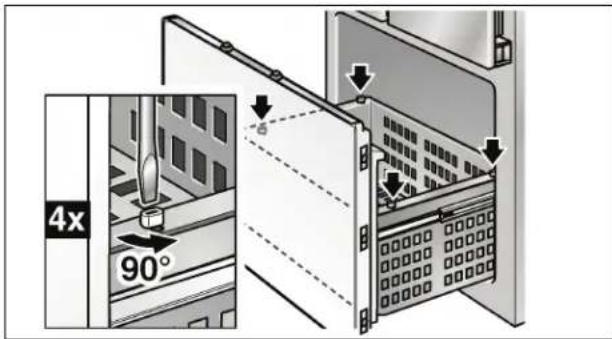 GAGGENAU Vario RB 491 700 - Attaching the individual appliance to the side of the cavity - 1