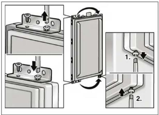 GAGGENAU Vario RB 491 700 - Cambiando las bisagras - 5