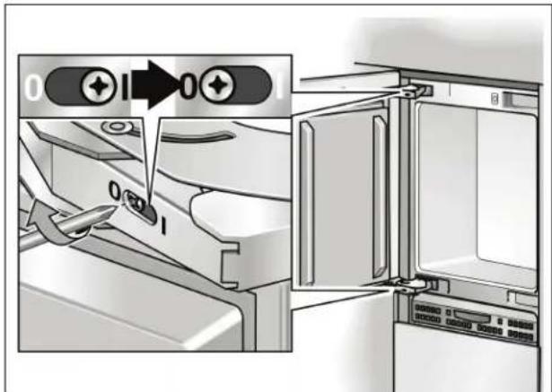GAGGENAU Vario RB 491 700 - Cambio del muelle de la puerta - 1