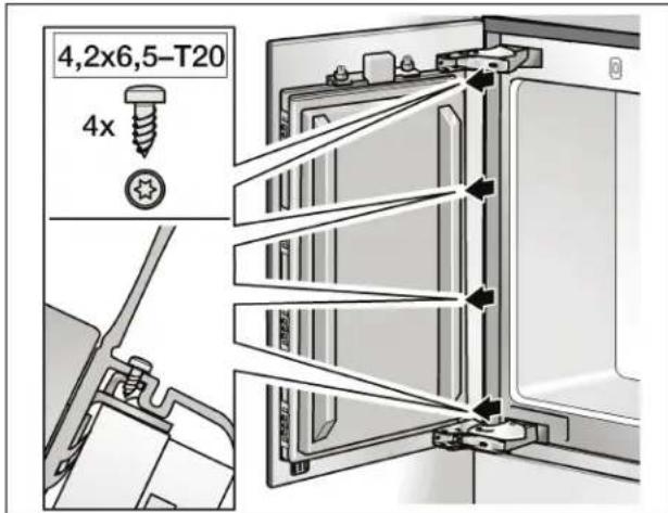 GAGGENAU Vario RB 491 700 - Fixation du bandeau protège-doigts - 4