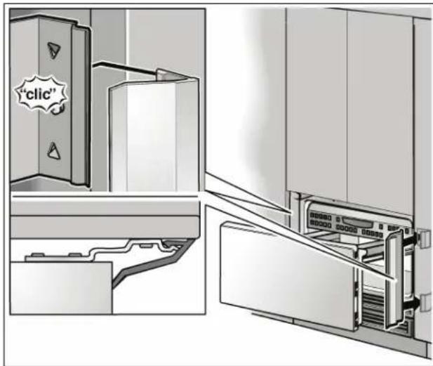 GAGGENAU Vario RB 491 700 - Attaching the individual appliance to the side of the cavity - 5