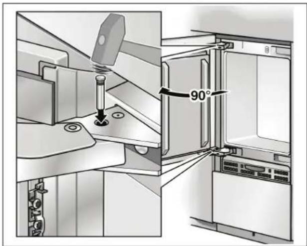 GAGGENAU Vario RB 491 700 - Ajustage de l'angle d'ouverture de porte - 1