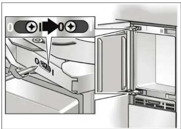 GAGGENAU Vario RB 491 700 - Changement du ressort de porte - 1