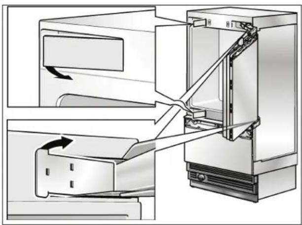 GAGGENAU Vario RB 491 700 - Cambiando las bisagras - 2