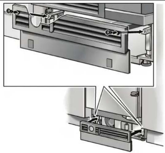 GAGGENAU Vario RB 491 700 - Fixation du bandeau de socle - 8