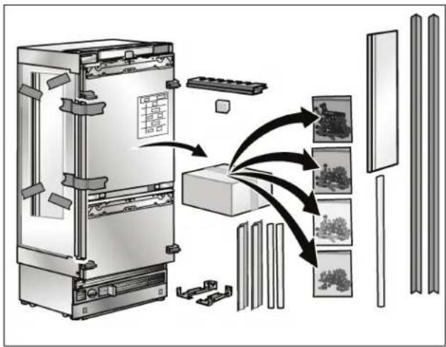 GAGGENAU Vario RB 491 700 - Preparativos para el montaje - 1