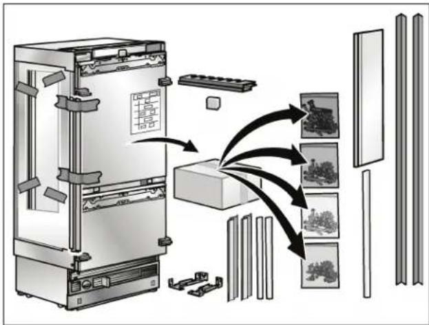 GAGGENAU Vario RB 491 700 - Préparation du montage - 1