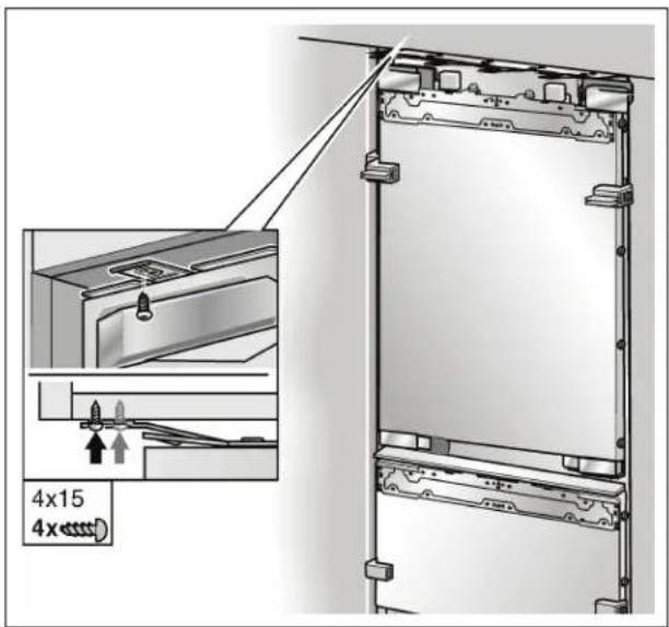 GAGGENAU Vario RB 491 700 - Sujetando el electrodoméstico a la parte superior de la cavidad - 2