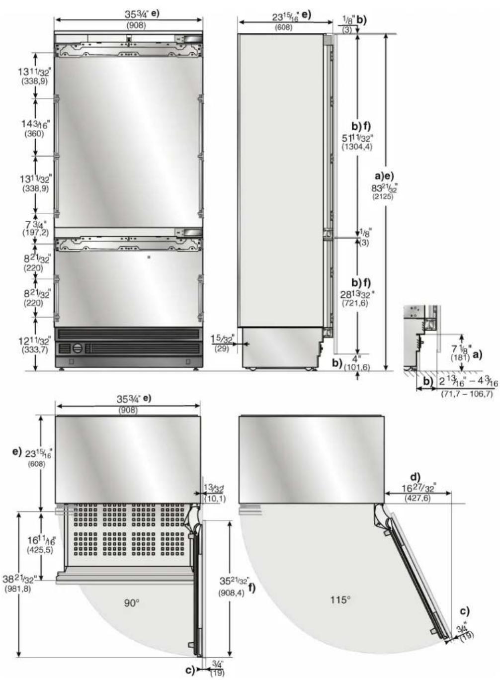 GAGGENAU Vario RB 491 700 - Legende: - 1