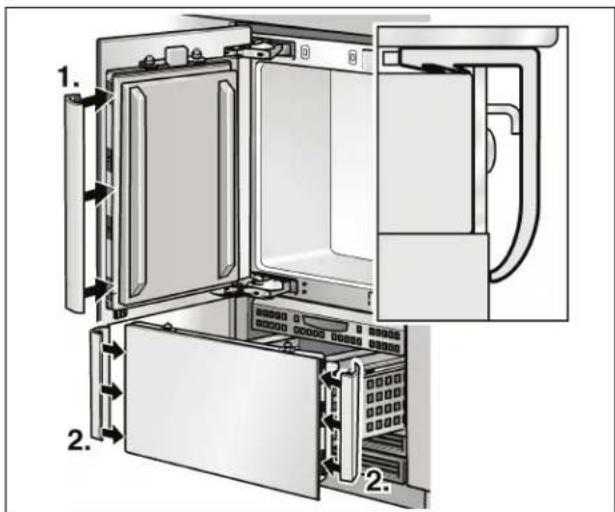 GAGGENAU Vario RB 491 700 - Fixation des couvercles - 1