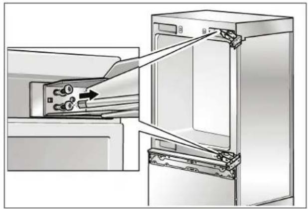 GAGGENAU Vario RB 491 700 - Cambiando las bisagras - 4