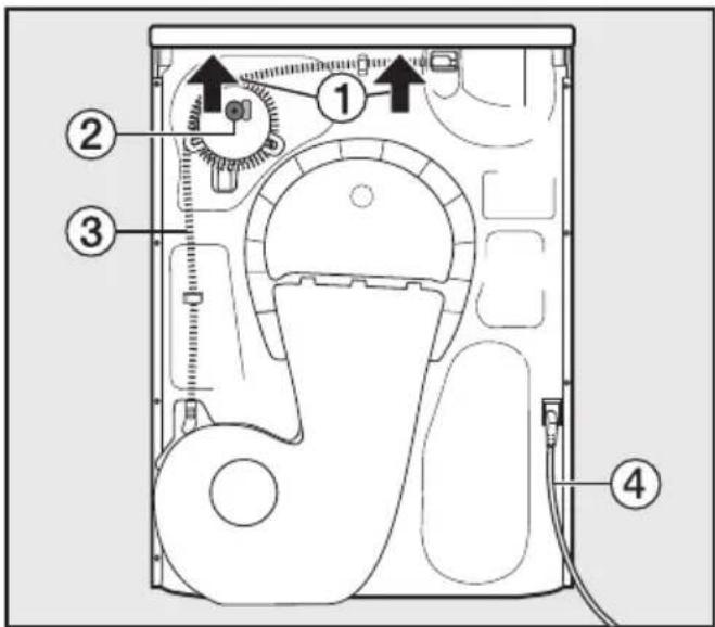 MIELE TCJ680 WP - Vue de dos - 1