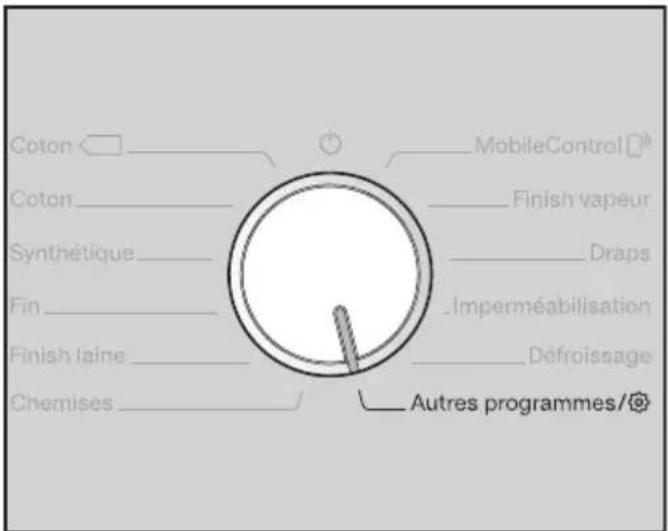 MIELE TCJ680 WP - Sélectionner un programme - 1