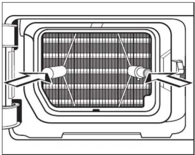MIELE TCJ680 WP - Insérer le filtre de socle - 2