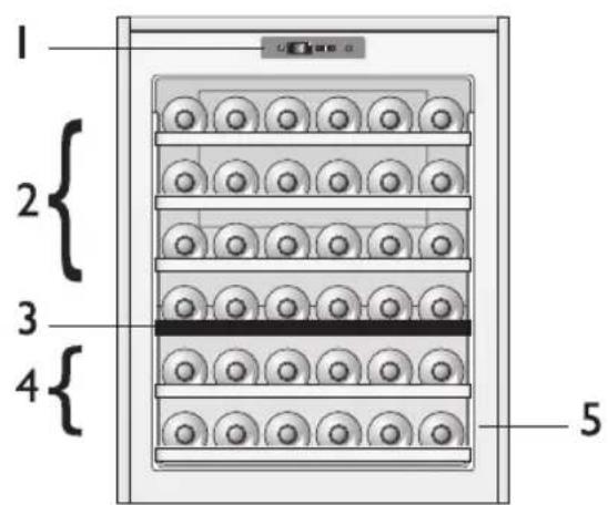 KITCHENAID KCBWX 45600 - DESCRIPTION OF THE APPLIANCE - 1