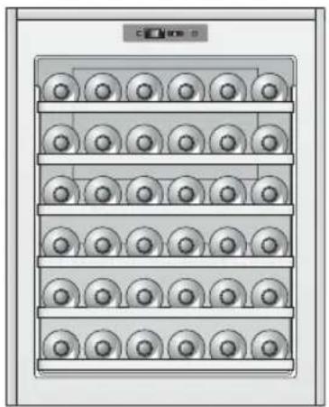 KITCHENAID KCBWX 45600 - LAGRING AV FLASKOR - 1