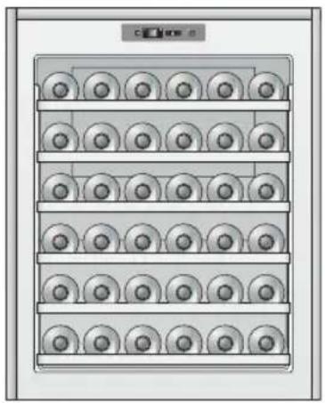 KITCHENAID KCBWX 45600 - LAGRE FLASKENE - 1