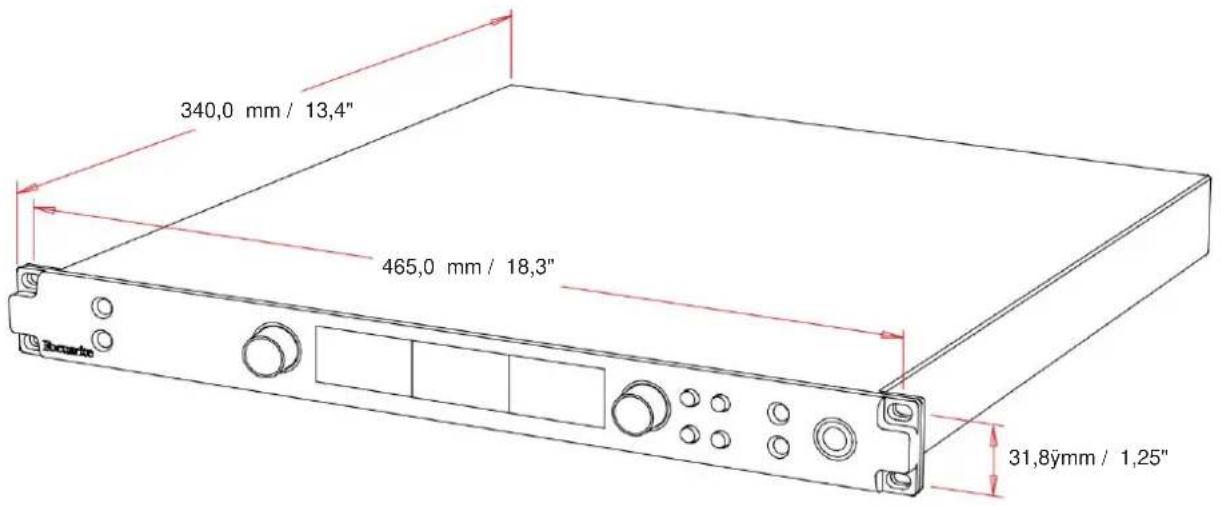 FOCUSRITE Red 4Pre - Panneau arrière - Rouge 4Pre / Rouge 8Pre - 3