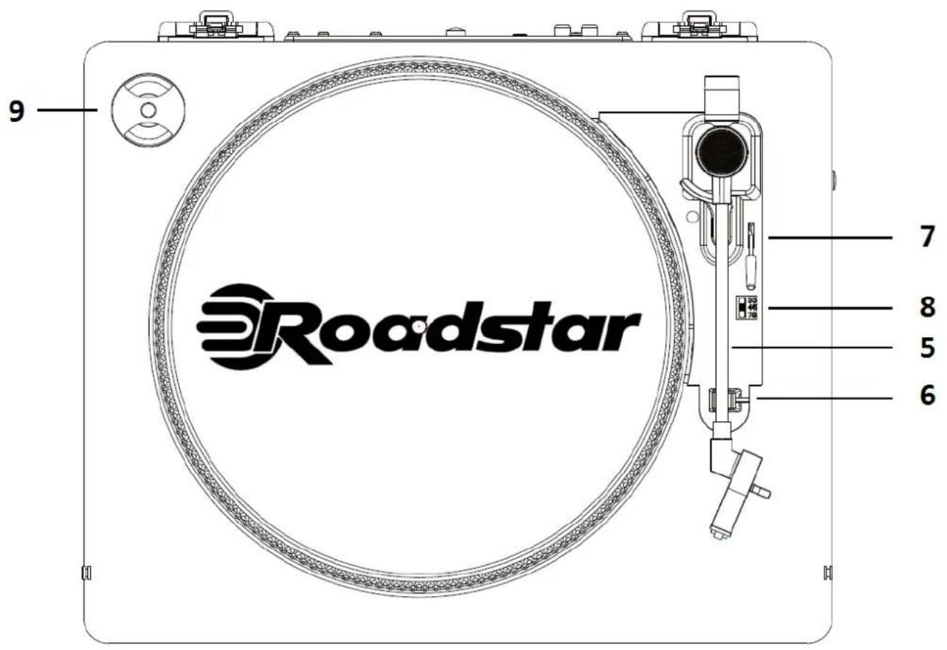ROADSTAR TT385BTT - TT-385BT-T - 2