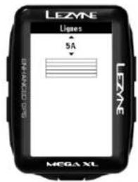 Lezyne Mega XL GPS - Réglage de Page - 3