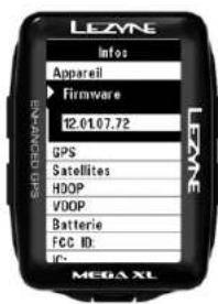 Lezyne Mega XL GPS - Micrologiciel - 1