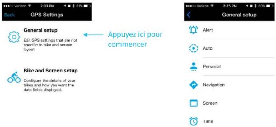 Lezyne Mega XL GPS - Conguraon Générale - 1