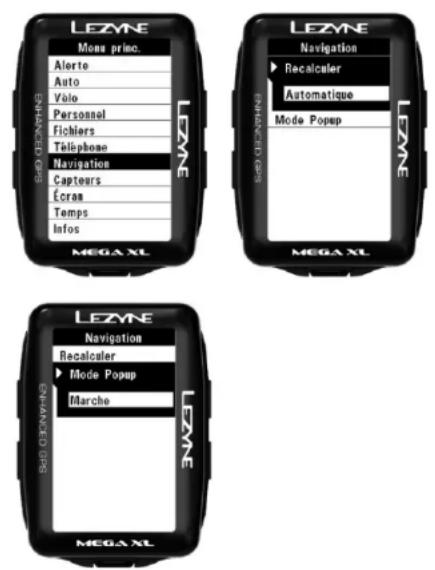 Lezyne Mega XL GPS - Paramétrer la navigaon - 1
