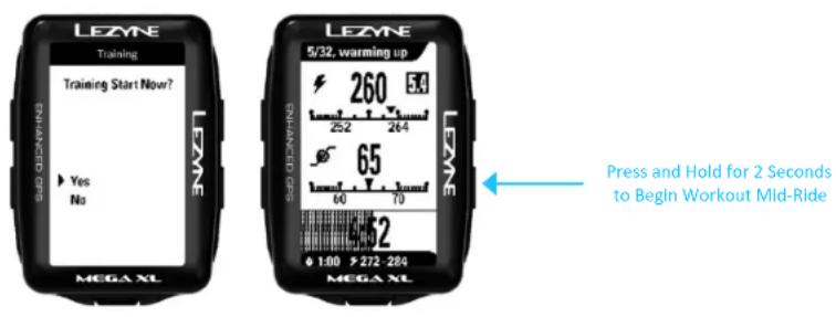 Lezyne Mega XL GPS - Training Program Set up - 1