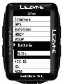 Lezyne Mega XL GPS - Baerie - 1
