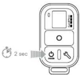GOPRO Smart Remote - ACCENSIONE + SPEGNIMENTO - 3